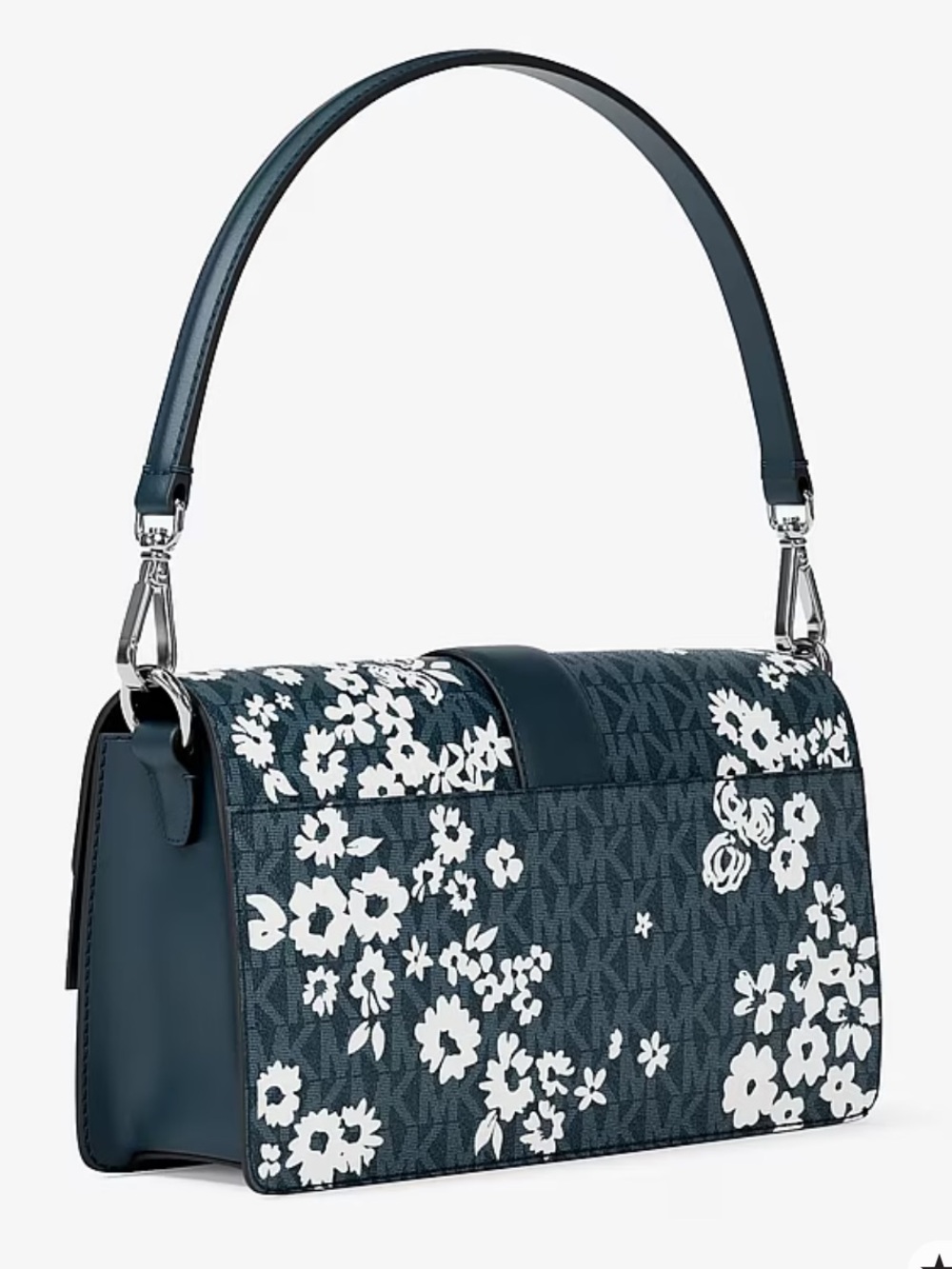 MICHAEL KORS Greenwich Md Printed Signature Logo Convertible Shoulder
Admiral - Picture 4 of 16